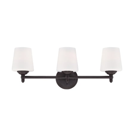 Designers Fountain Darcy 3-Light Oil Rubbed Bronze Vanity Light 15006-3B-34